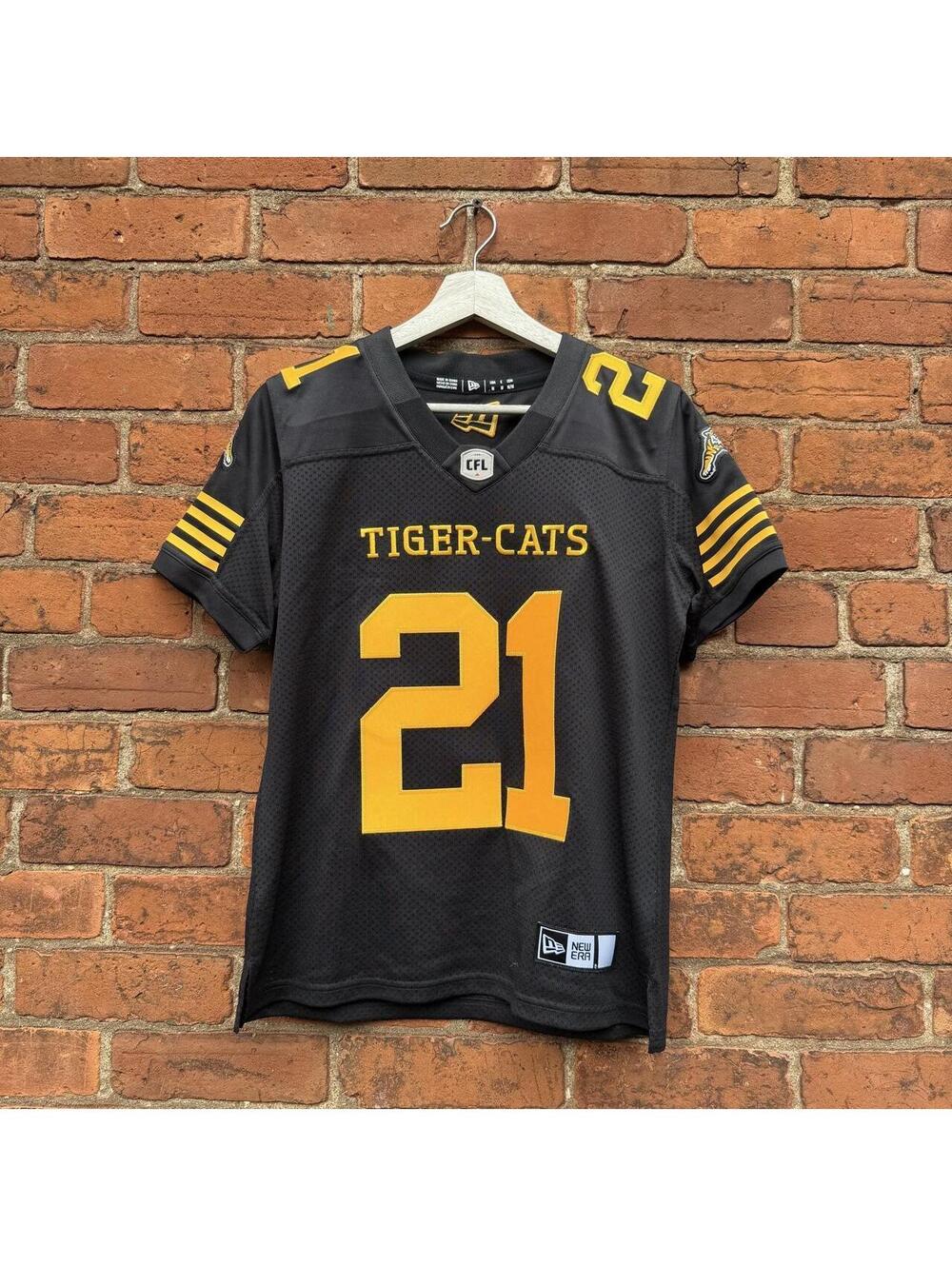 Hamilton tiger cats CFL new era Simoni Lawrence jersey